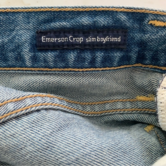 Citizens of Humanity Womens 25 Waist 30” Emerson Crop Slim Boyfriend Jeans Mid R - Picture 12 of 12